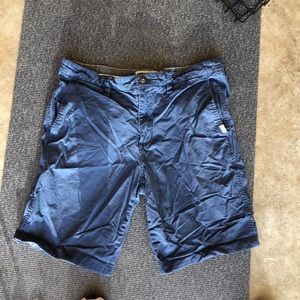 Vans navy chino shorts barely worn!!